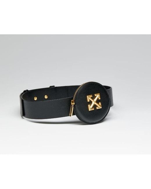 Off-White c/o Virgil Abloh Black Coin Purse Belt Wallet Accessories