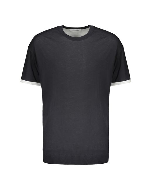 Ambush Black Cotton Maxi T-Shirt for men