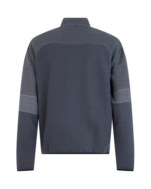 Boss Blue Sweatshirt With High Collar Polyester for men