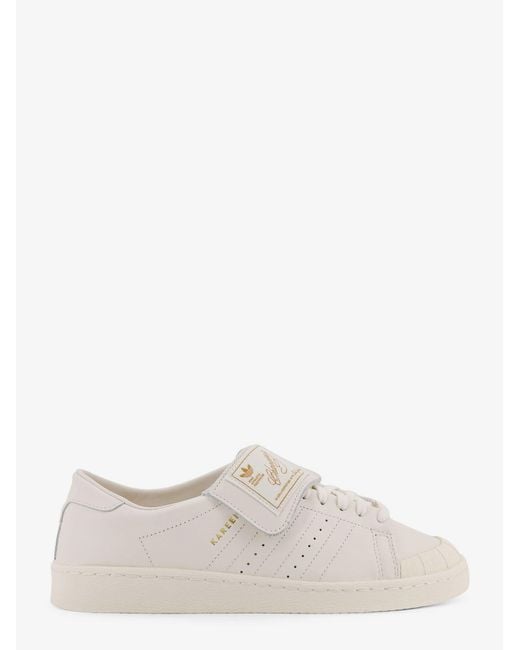 Adidas White Sneakers Chavarria Jabbar Leather Trainers for men