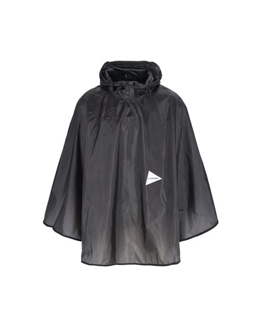 And Wander Gray Jackets Nylon for men