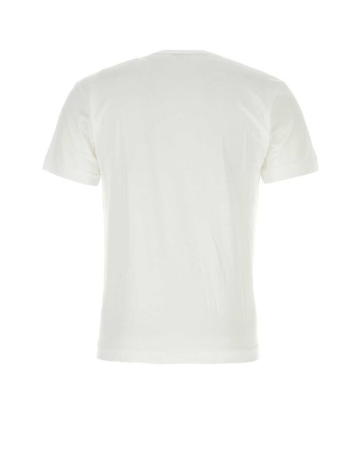 COMME DES GARÇONS PLAY White Comme Des Garcons Play T-Shirt for men