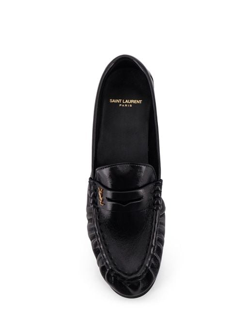 Saint Laurent Black Le Loafer Leather Loafer for men