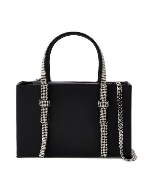 Kara Black Bow Midi Bag