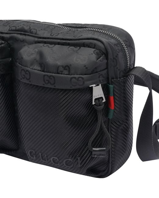 Gucci Black Small Nexus Crossbody Bag for men
