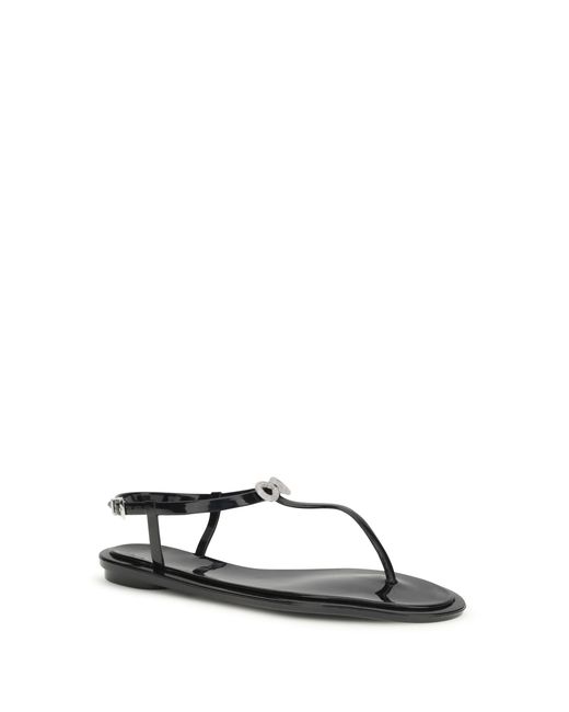 Mach & Mach Black Sandals Double Bow Upper: Rubber