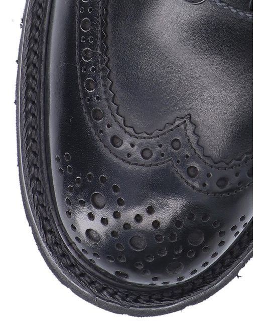 Tricker's Black Trickers Boots Pelle for men