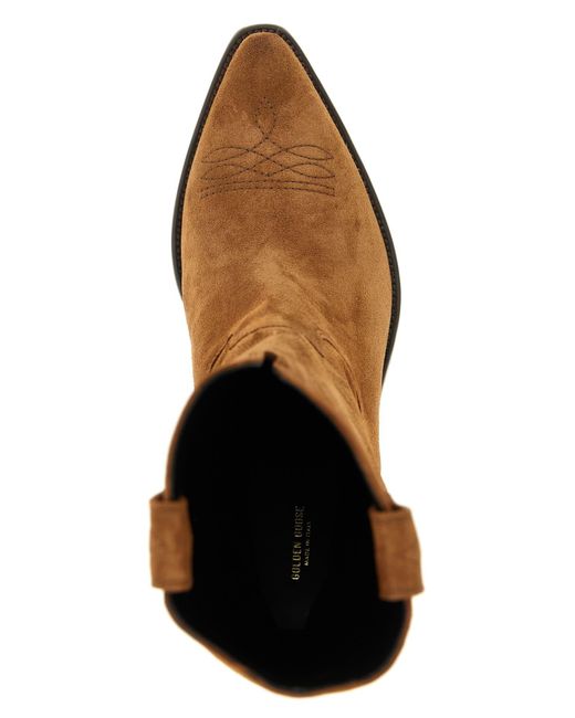 Golden Goose Deluxe Brand Brown Wish Star Boots And Ankle Boots