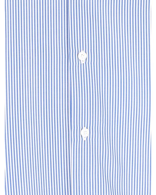 Finamore 1925 Blue Shirts Cotone for men