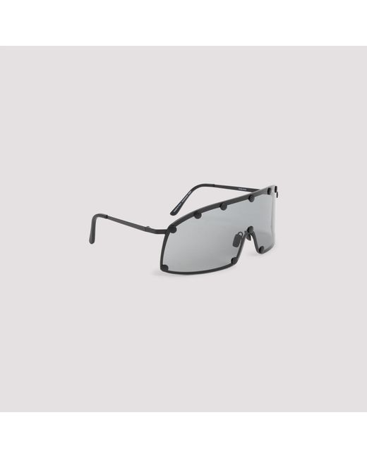 Rick Owens Metallic Sunglasses Shielding for men