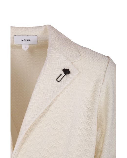 Lardini Natural Single-breasted Jacket for men