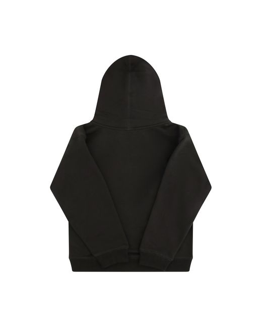 Gucci Black Cotton Hooded Sweatshirt With Print For Boy Sweatshirts for men