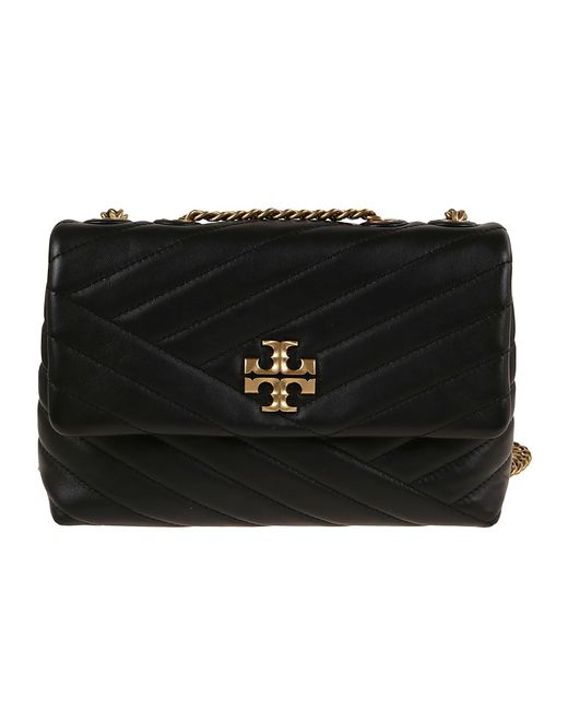 Tory Burch Kira Chevron Small Convertible Shoulder Bag in Black Lyst