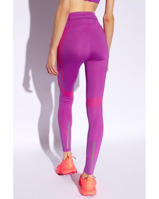 Adidas By Stella McCartney Pink Leggings With Logo