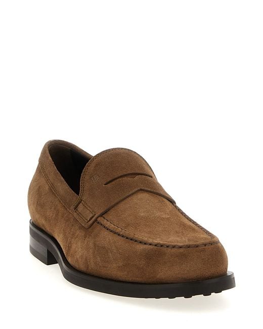 Tod's Brown 'Formale' Loafers for men