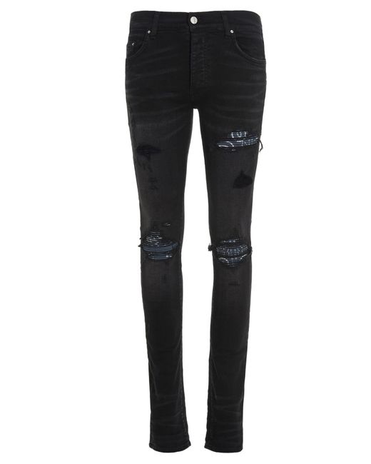 Amiri Bandana Mx1 Jeans in Black for Men | Lyst UK