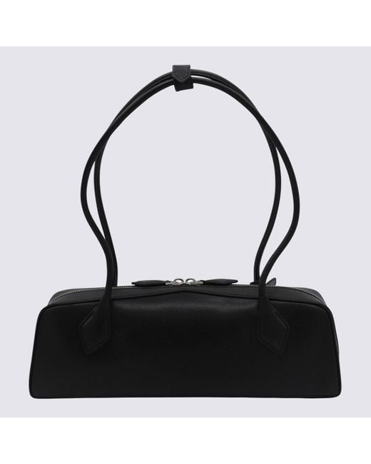 Alaïa Black Leather Teckel Medium Shoulder Bag