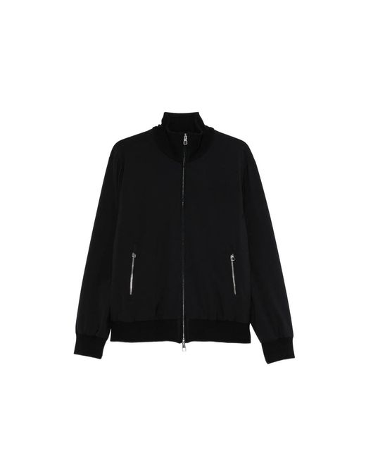 Montecore Black Zip-Up Bomber Jacket for men