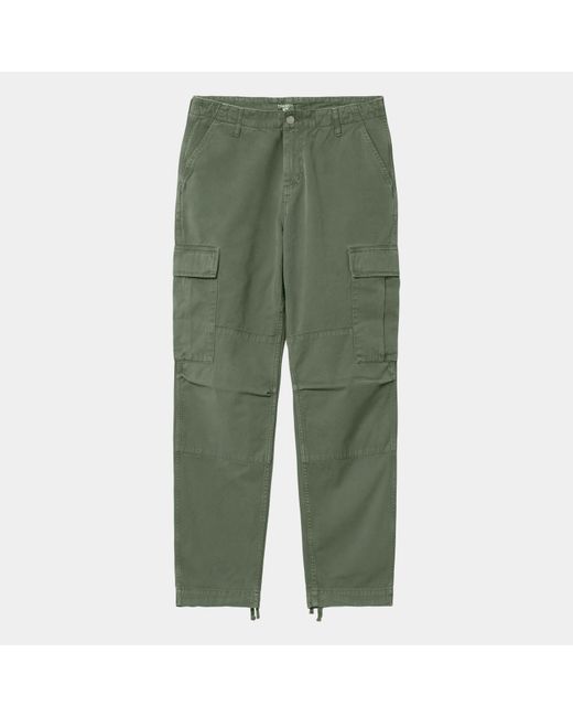 Carhartt Green Regular Cargo Pant Organic Cotton Moraga Twill for men