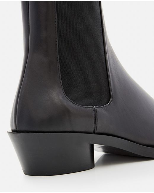 Proenza Schouler Bronco Leather Chelsea Boots in Black Lyst UK