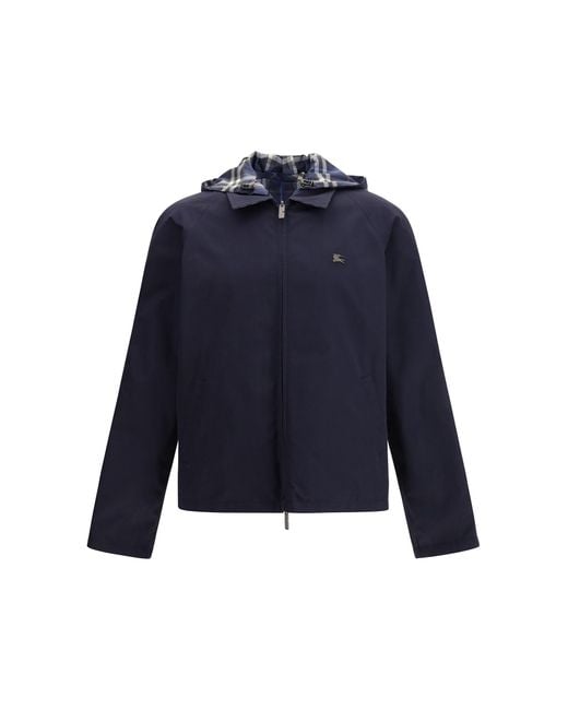Burberry Blue Reversible Lightweight Jacket for men