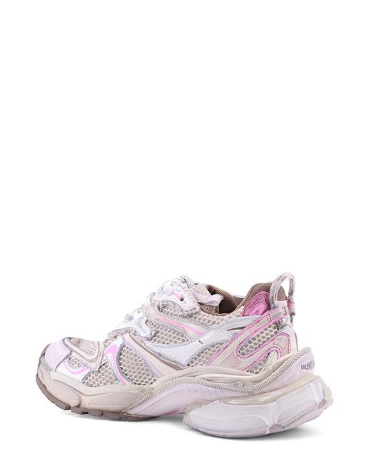 Balenciaga White Runner 2.0 Nylon And Mesh Low-Top Sneakers