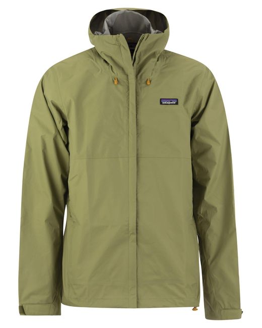 Patagonia Green Nylon Rainproof Jacket for men