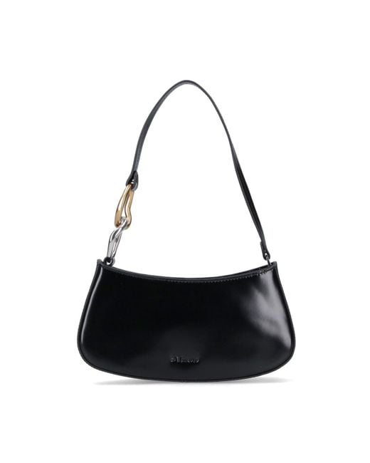 Staud Black Ollie Shoulder Bag