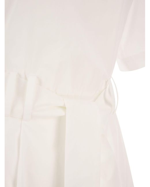 Fabiana Filippi White Silk Crepe Suit