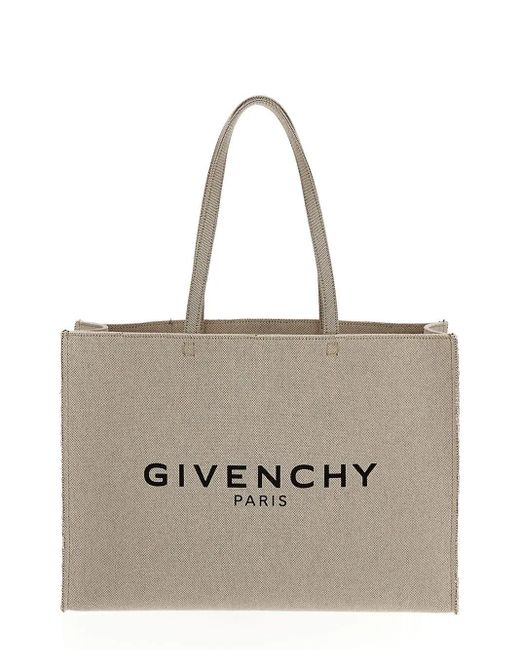 Givenchy Natural Large G Tote Shopping Bag