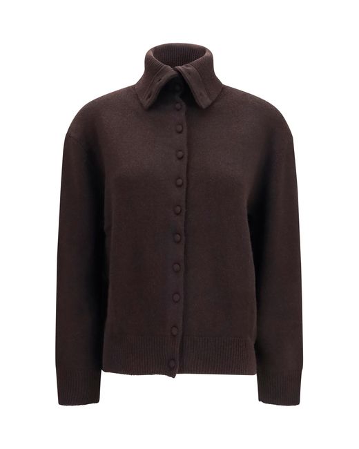 Lisa Yang Black Cashmere Cardigan Denie (Capra Hircus)