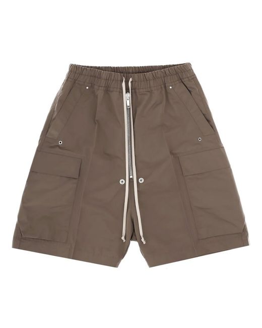 Rick Owens Brown Shorts Cargobela for men