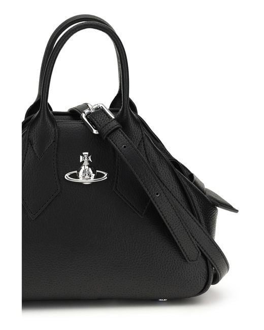 Vivienne Westwood Black Small Yasmine Handbag Thermoplastic Polyurethane Handbags