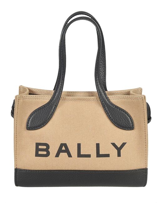 Bally Natural Bar Keep On Mini Shopper Bag