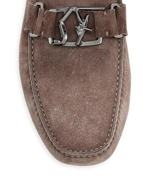 Ferragamo Brown Peter Driving Loafers for men