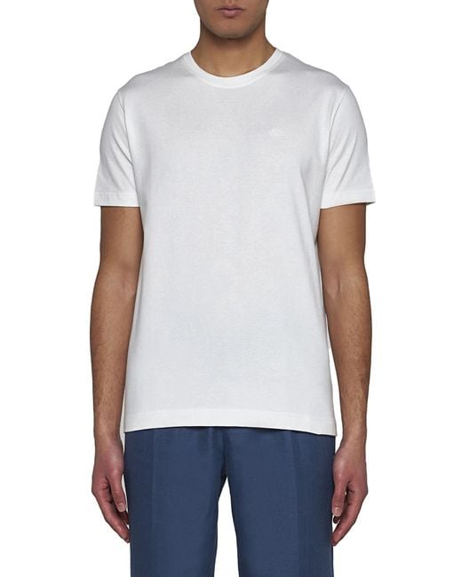 Etro White T-shirts And Polos for men