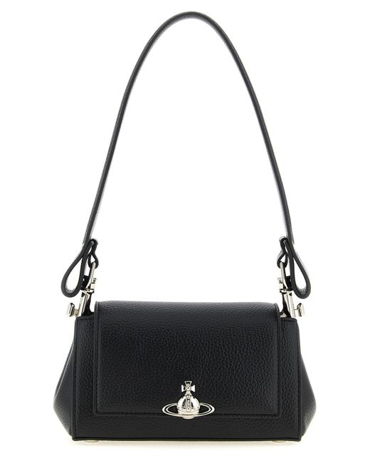 Vivienne Westwood Black Hazel Small Shoulder Bag