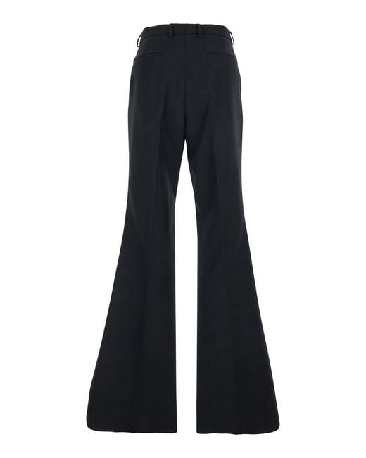 Valentino Blue Pants, Nylon-Wool Gabardine, Polyester Trousers for men