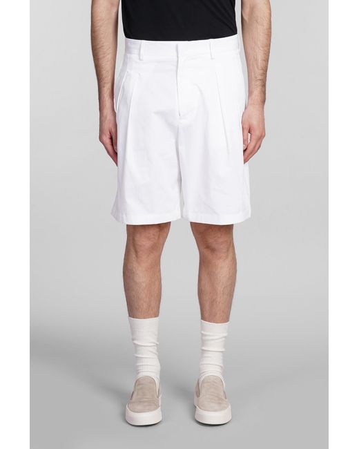Low Brand White Miami Shorts for men