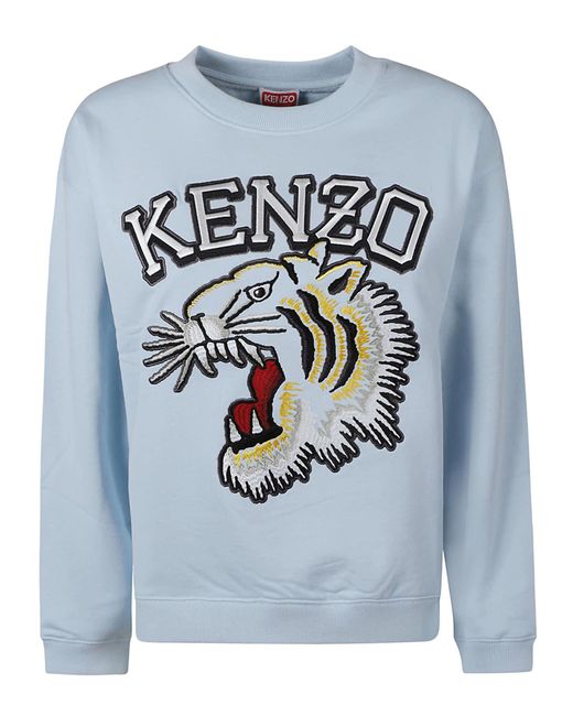 KENZO Gray Tiger Varsity Sweatshirt