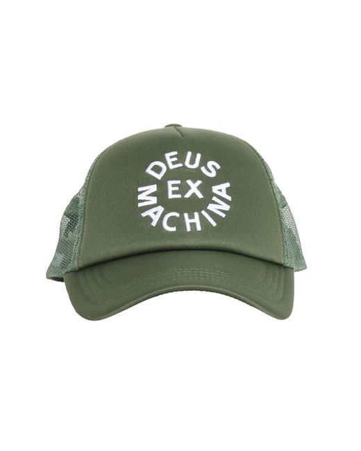 Deus Ex Machina Green Trucker Cap for men