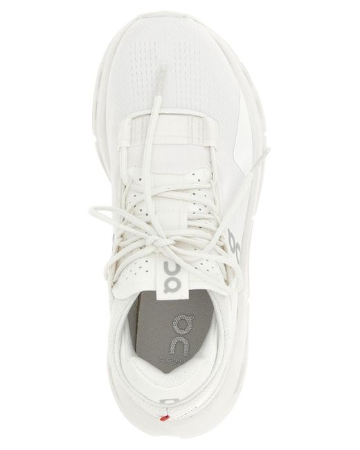 On Shoes White Cloudnova 2 Sneakers