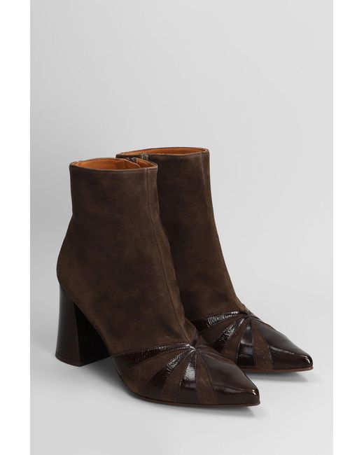 Chie Mihara Brown Ludrik High Heels Ankle Boots