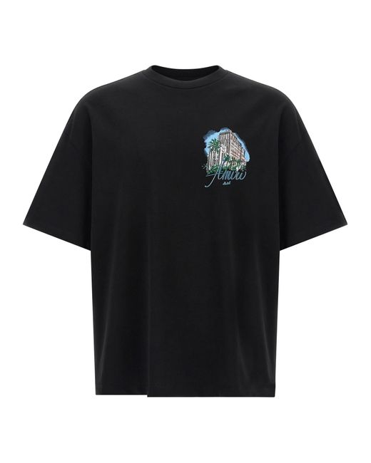 Amiri Black Hotel' T-Shirt for men