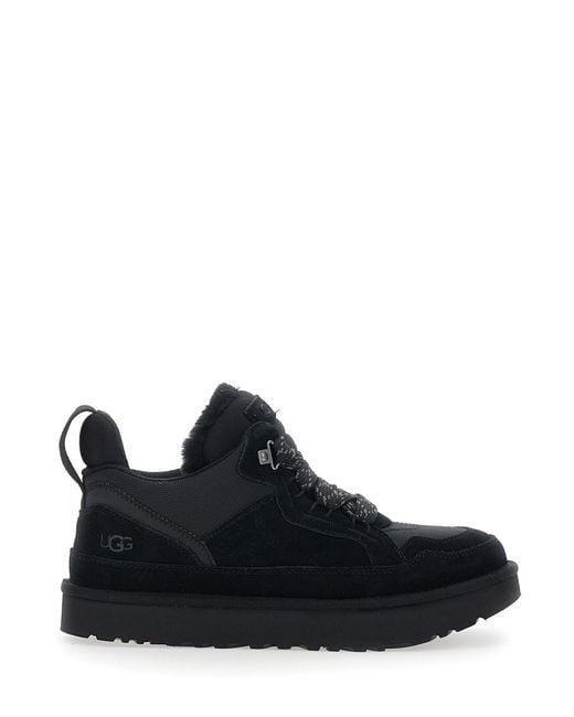 Ugg Black Trainers Lowmel Suede for men