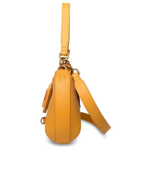 Hogan Orange Leather Bag