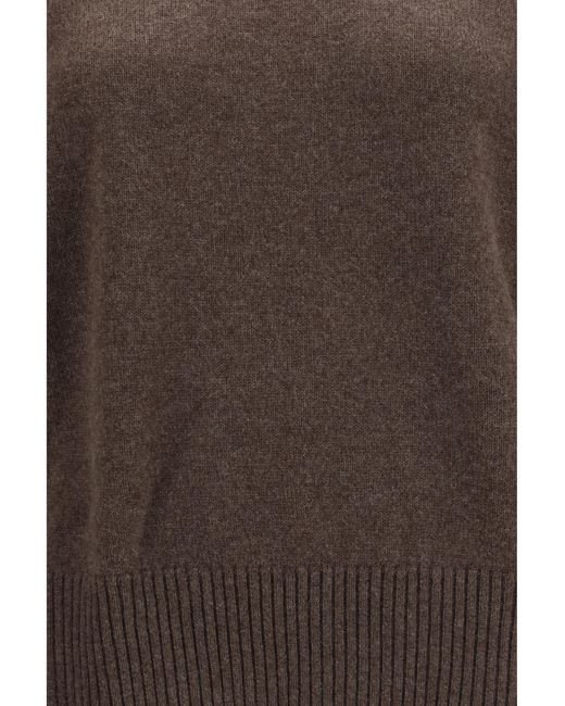Loulou de Saison Brown Anton Lds Cashmere Sweater Kashmir/Capra Hircus