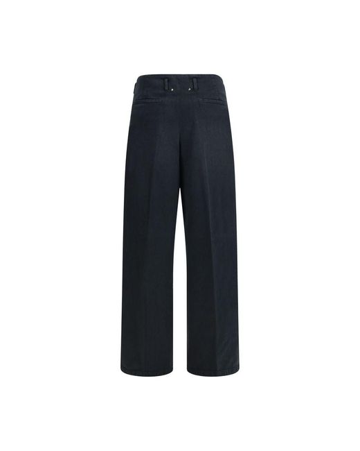 Golden Goose Deluxe Brand Blue Cotton Casual Pants