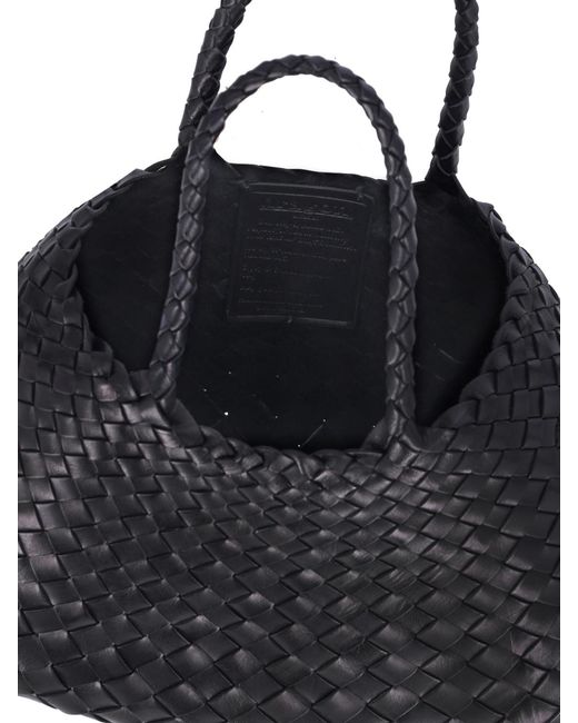 Dragon Diffusion Black Santa Croce Small Tote Bag