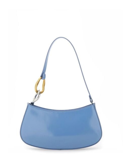 Staud Blue Cow Leather Shoulder Bags